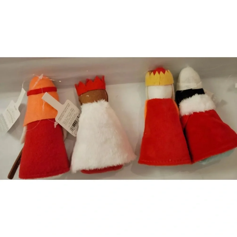 Target Wondershop 4ct Wiseman Shepherd Fabric Ornaments Christmas Tree NEW 2023
